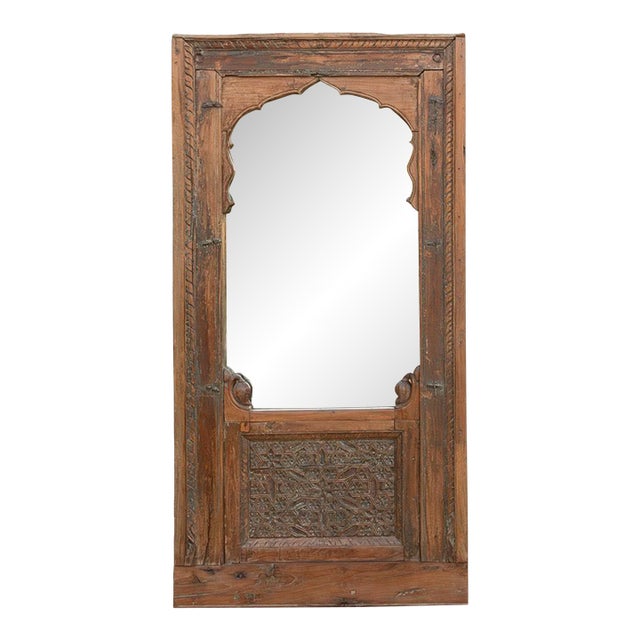 Antique Architectural Mughal Arch Mirror For Sale