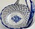 Large Vintage European Blue & White Pierced Centerpiece Basket For Sale In Boston - Image 6 of 9