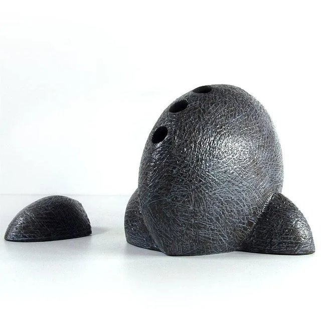 Joanna Wysocka, Handmade Abstract Sculptures, Glazed Ceramic, Set of 2 For Sale - Image 9 of 13
