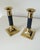Vintage Gilded Brass Candlesticks, 1970s, Set of 2 For Sale - Image 9 of 13