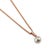 Modern Mikimoto Morning Dew 18k Rose Gold 3 Diamonds 10mm Pearl Pendant Necklace For Sale - Image 3 of 8