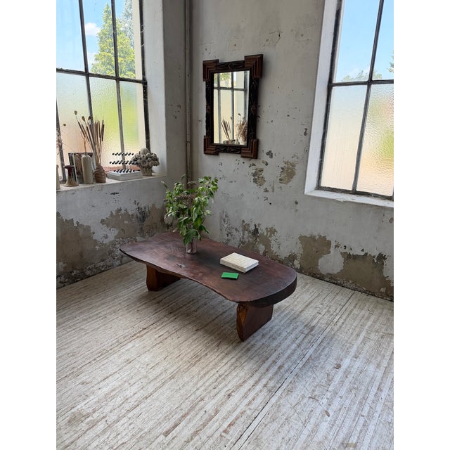 Brutalist Folk Art Tramp Mirror, France, 1900s For Sale - Image 3 of 18