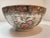 Vintage Hand Painted Porcelain Rose Medallion Bowl - 10" For Sale - Image 4 of 8