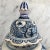 Mid 19th Century Delft Blue and White Vase With Top For Sale - Image 5 of 12