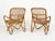 Mid-Century Bamboo and Rattan Armchairs in the style of Tito Agnoli, Italy 1960s For Sale - Image 15 of 16
