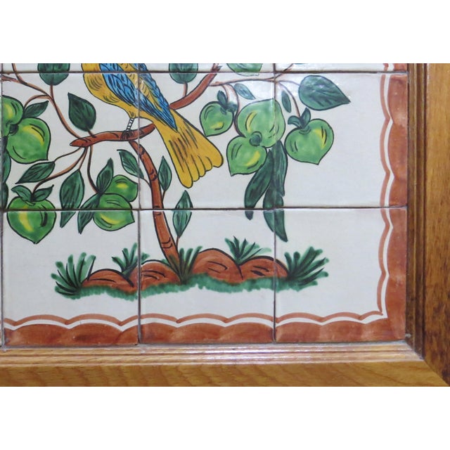 1970s Vintage Country French Tile Collage For Sale - Image 5 of 7