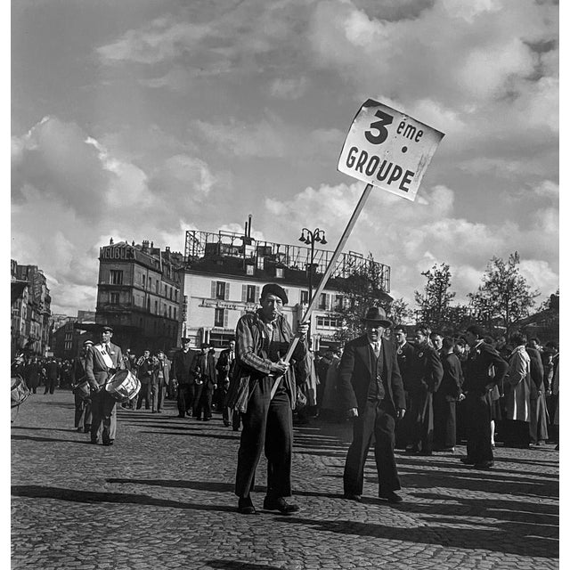 Walter Carone, Communist Demonstrators, May 1, 1948, Silver Print For Sale - Image 3 of 3
