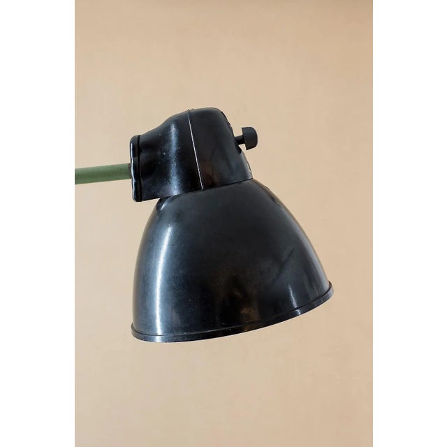 Mid-Century Industrial Vera Workshop Lamp from VEB Leuchtenbau, 1950s For Sale - Image 6 of 11