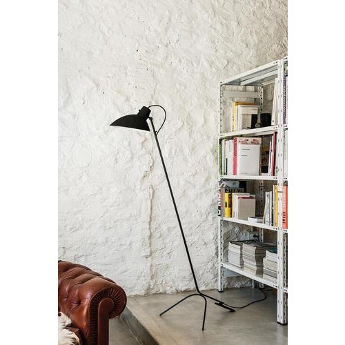 VV Cinquanta Red and Black Floor Lamp by Vittoriano Viganò for Astep For Sale - Image 13 of 15