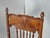 Brown Chairs Pressed Back ~ Set of Four Cane Vintage French Country Golden Oak Chairs For Sale - Image 8 of 17