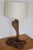 Vintage 1970s Carved Wood Indian Cobra Lamp For Sale In Los Angeles - Image 6 of 18