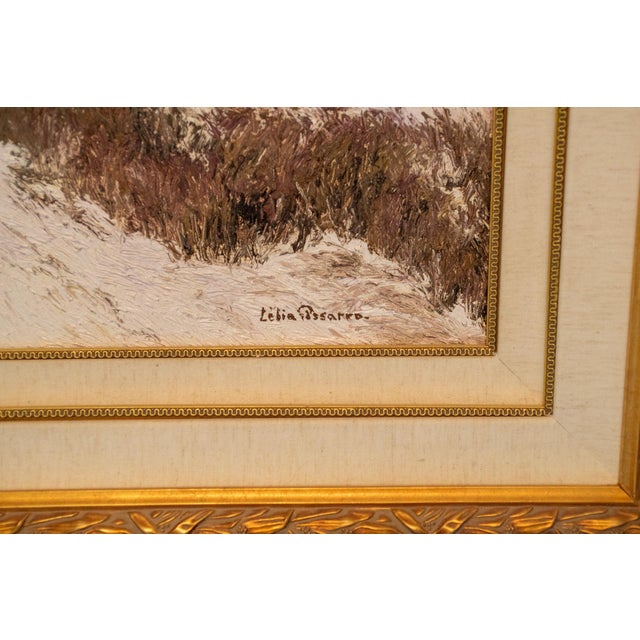 Contemporary Lelia Pissarro - Old Snow, From the Kalla's Series , Oil on Canvas For Sale - Image 3 of 6