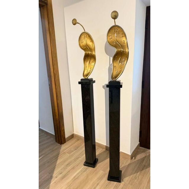 Cast signature to lower edge 'Dali'. Date: 1970. Origin: Fondeur Gustin, Paris. Material: Gilted bronze sculptures, marble...