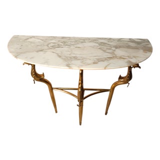 Vintage Console Table, 1950s For Sale