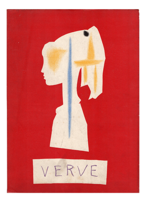Pablo Picasso, Profile of a Girl, Lithograph, 1954