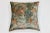 Richly detailed pair of custom 24" x 24" botanical motif velvet pillows. Luxurious imported Italian velvet with a tapestry...