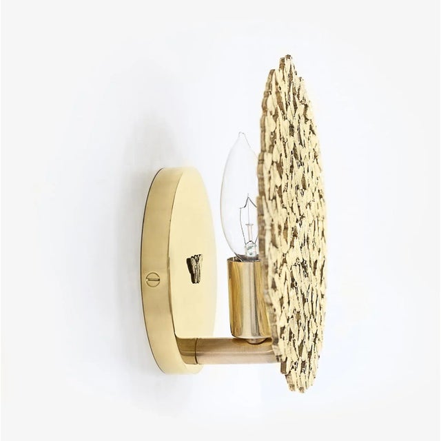 Johnnie Bronze Lost Wax Cast Butterfly Wall Sconce by Fred&Juul For Sale - Image 4 of 7