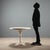 1960s table with a round top, designed by Anna Castelli Ferrieri and Ignazio Gardella for Kartell production. Made of...