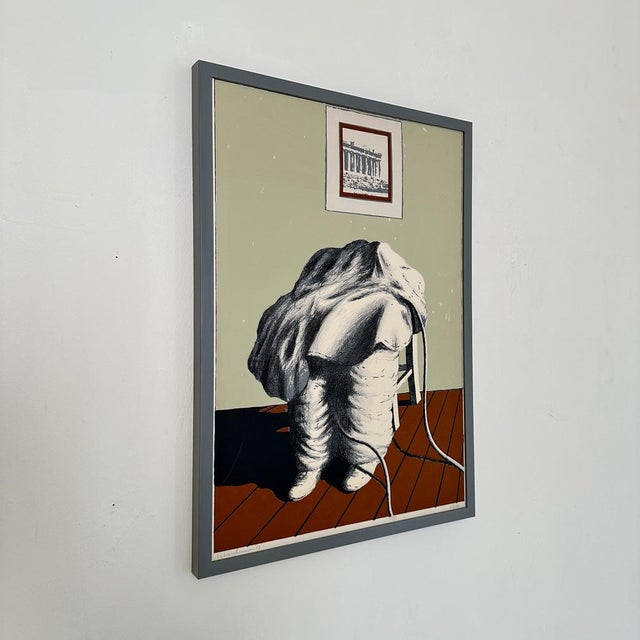 Postmodern Color Composition, Lithograph, 1981, Framed For Sale - Image 6 of 8