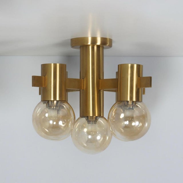 Model 2158/5 Five-Light Ceiling Lamp by Hans Agne Jakobsson for Ab Markaryd, Sweden, 1970s For Sale - Image 6 of 12
