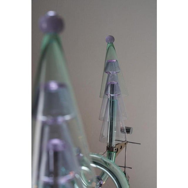 Gold Murano Glass Chandelier by Gian Paolo Canova & Carlo Moretti, 1988 For Sale - Image 8 of 18