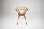Mid-Century Modern Italian Glass and Wood Coffee Table in the Style of Cesare Lacca, 1940s–50s For Sale - Image 3 of 13