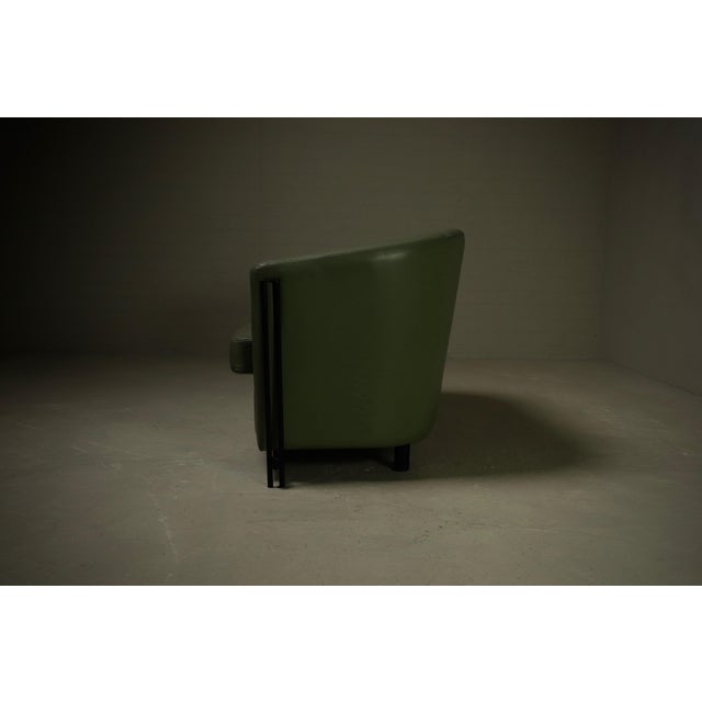Vintage Leather Club Sofa by Touche, 1980s For Sale - Image 10 of 11