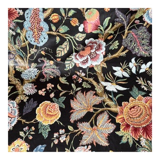 Brunschwig & Fils Cotton Chintz Floral Fabric, Circa 1980s- 14 Yards For Sale