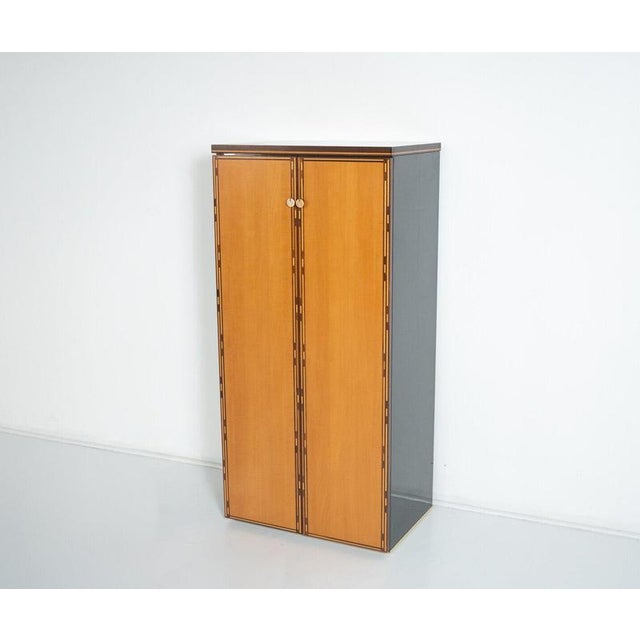 Wood Cabinet attributed to Afra and Tobia Scarpa, Italy For Sale - Image 3 of 11