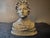 Figurative Amy Kann & c.a. Stigliano Abigail Adams Pewter Bust 1980 Vintage Americana Art For Sale - Image 3 of 12