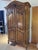 Henredon French Media Armoire from the Channel Crossings collection circa 1992. Beautiful antiqued wood with carved...
