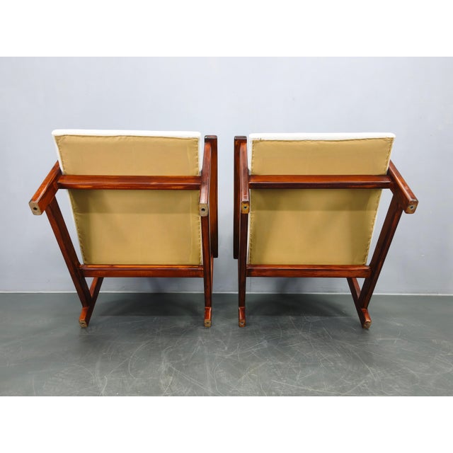 Mid-Century Modern Pine Lounge Chairs, Czechoslovakia, 1970s, Set of 2 For Sale - Image 14 of 15