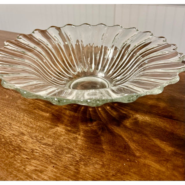 Mid 20th Century Mid 20th Century Heisey Crystolite Flared Serving Bowl For Sale - Image 5 of 12