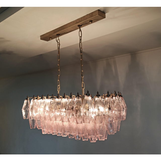 1990s Murano Poliedri Chandelier by Carlo Scarpa, 1990 For Sale - Image 5 of 18
