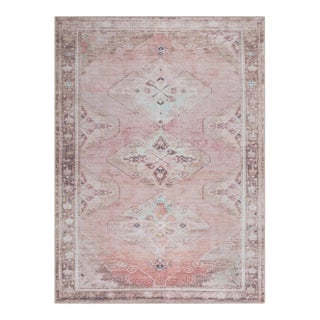 Amelie Machine Woven Rug Rust 2x3 For Sale