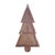 Kenneth Ludwig Chicago Wood Christmas Tree Divided Serving Tray 15"L For Sale - Image 4 of 4