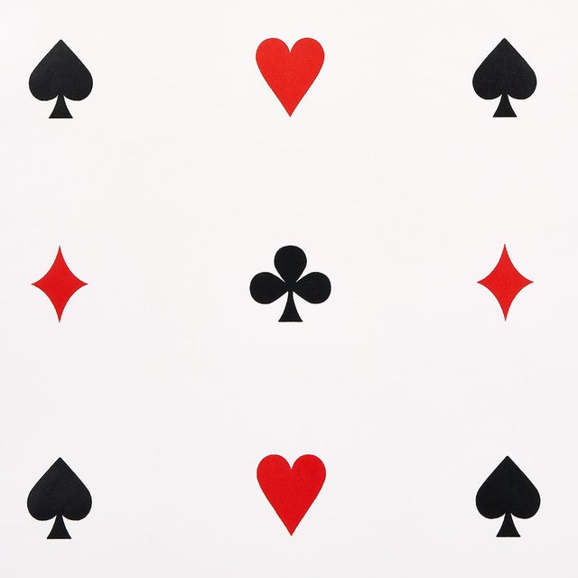 Contemporary SAMPLE - Schumacher Le Joueur Wallpaper In Rouge Et Noir For Sale - Image 3 of 5