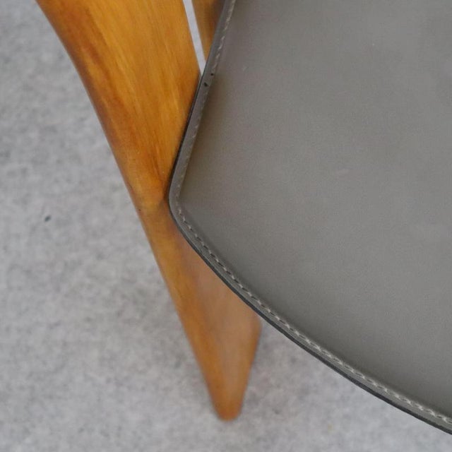 Gold Vintage Chairs by Mario Marenco for Mobil Girgi, 1970s, Set of 6 For Sale - Image 8 of 10