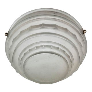 French Art Deco Flush Mount by Sabino For Sale