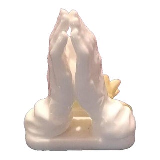 1997 Enesco Mauri Masterpiece Praying Hands Figurine For Sale