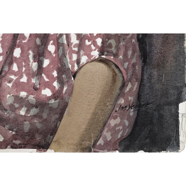 Portraiture "Estudiante" - Portrait of a Mexican Girl by Portrait of a Mexican Girl in Church By For Sale - Image 3 of 7