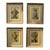 Vintage Neoclassical Gilded Framed Prints by c.h. Kreutzberger – Set of 4 For Sale