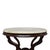 Traditional Antique Eastlake Carved Walnut Oval Marble Top Table Unsigned C1890 For Sale - Image 3 of 10