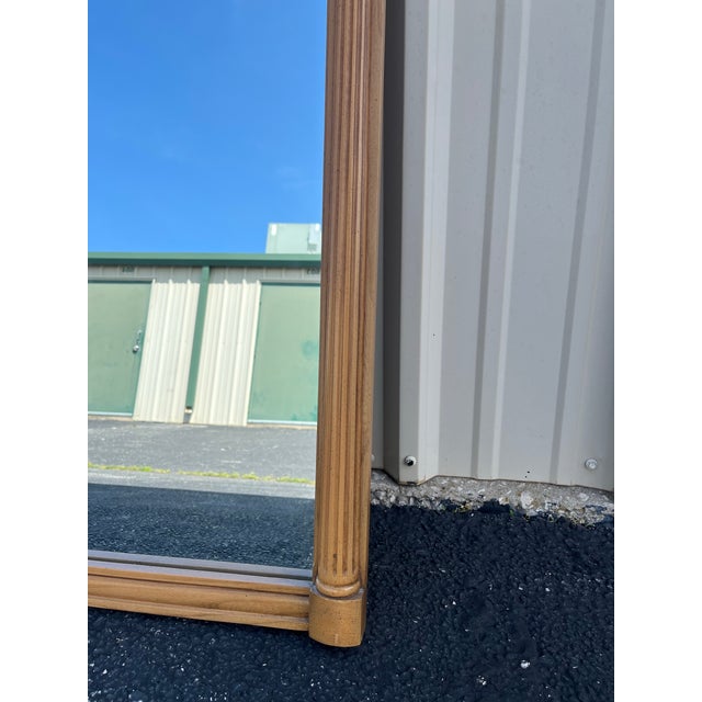 Neoclassical Fruitwood Dressing or Wall Mirror For Sale - Image 9 of 12