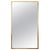 Large Mid-Century Modern Italian Brass Rectangular Wall Mirror, Italy, 1950s For Sale - Image 12 of 12