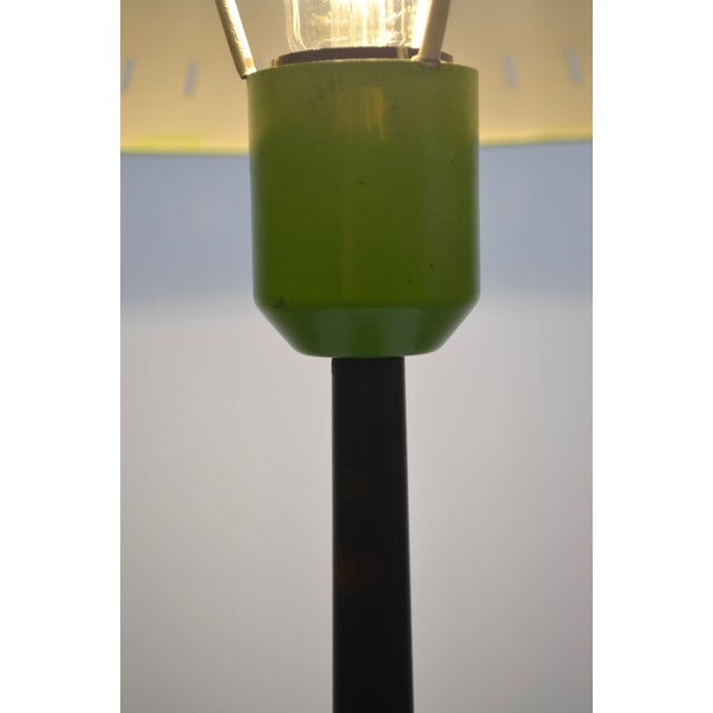 Chartreuse Green Table Lamp by Louis Kalff for Philips, Netherlands, 1960s For Sale - Image 8 of 18