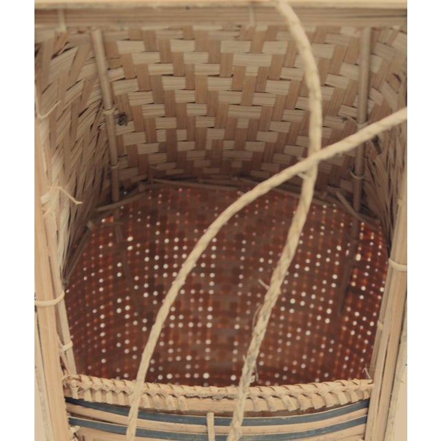 Wicker Woven Basket B For Sale - Image 10 of 11