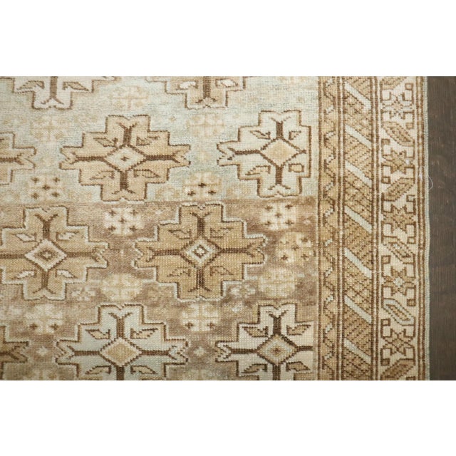 Early 20th Century Early 20th Century Light Green Caucasian Rug - 3'1" x 4'4" For Sale - Image 5 of 6