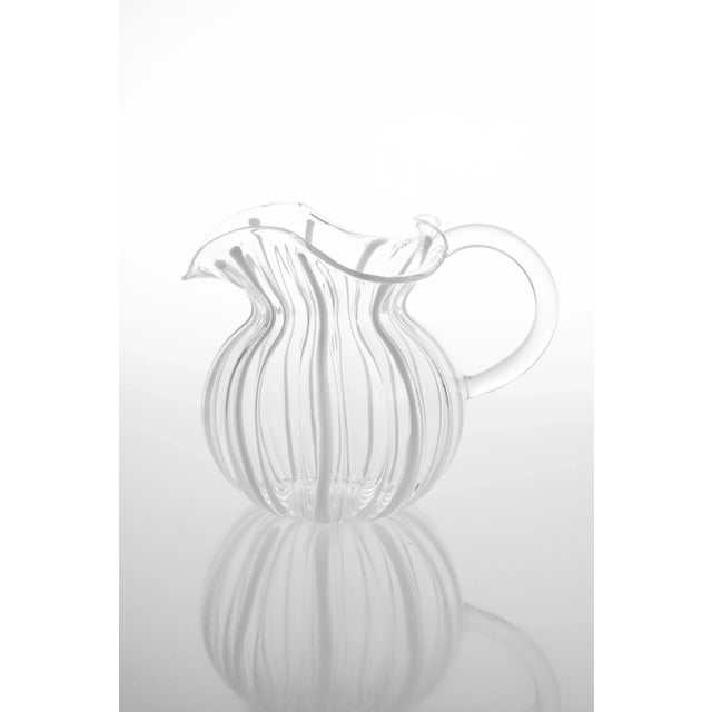 White Torcello Riga Carafe from Tuttoattaccato For Sale - Image 4 of 6