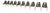 Charles & Ray Eames for Herman Miller DSS Seal Brown Stacking Shell Chairs | Set of Ten For Sale
